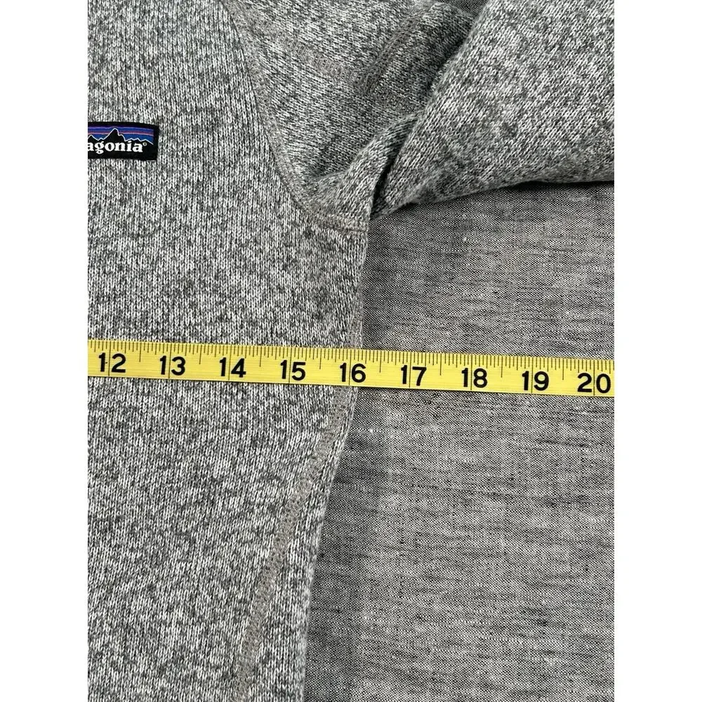 Patagonia Better Sweater 1/4 Zip Womens XXS Grey Fleece Pullover Casual Hiking